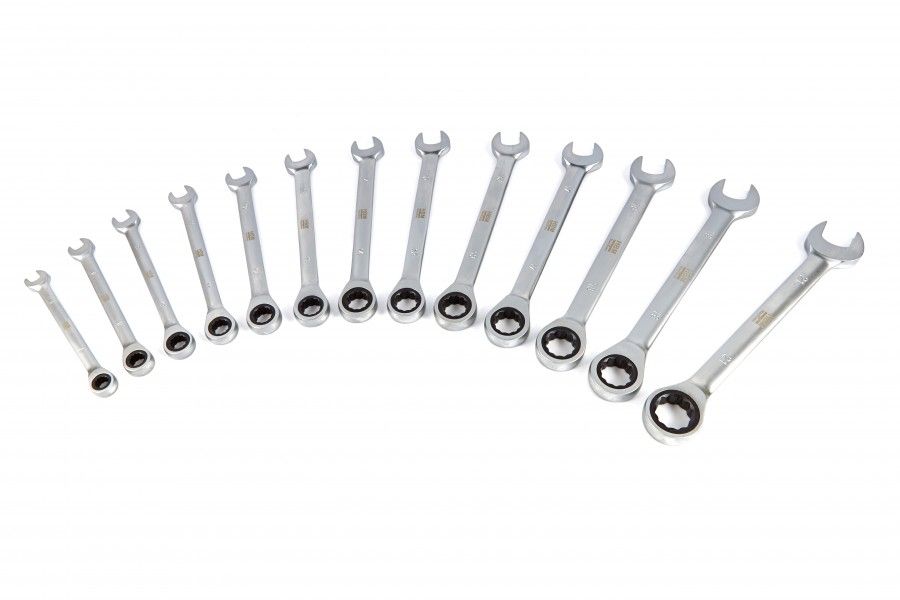 HBM 14 mm Ring Ratchet Combination Wrench