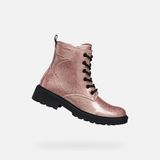 GEOX CASEY MEISJES ENKELLAARZEN - ANTIEK ROZE - MAAT 38