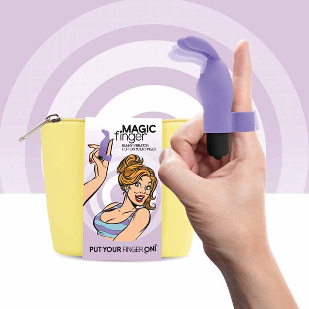 FeelzToys Magic Finger - Bunny Vibrator - Paars