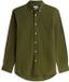 Tommy Hilfiger Lange Mouwen Shirt Heren S Katoen/Elastaan Olijfgroen