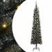 Sapin de Noël artificiel vert 180 cm PVC, plastique et acier