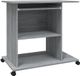 Bureau Sonoma 80x50x75 cm Bois traité Gris