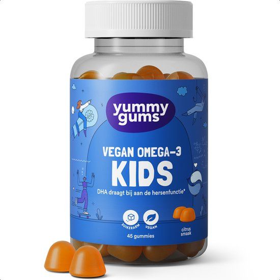Yummygums Omega 3 kids gummies - Citrusvrucht - 45 gummies