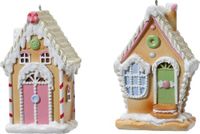 Decoris Huis polyresin l6.5b5.5h10 cm a2