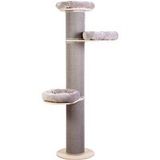 Natural Paradise Krabpaal Jasmine XXL | Grote krabpaal voor katten | Diameter: 27cm | Hoogte: 219cm | Lichtgrijs