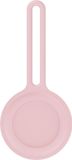 Qubix - AirTag case infinity series - porte-clés en silicone - rose