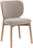 DÉJA Living Eetkamerstoel Nobu - Beige/Naturel Eiken - Set van 2