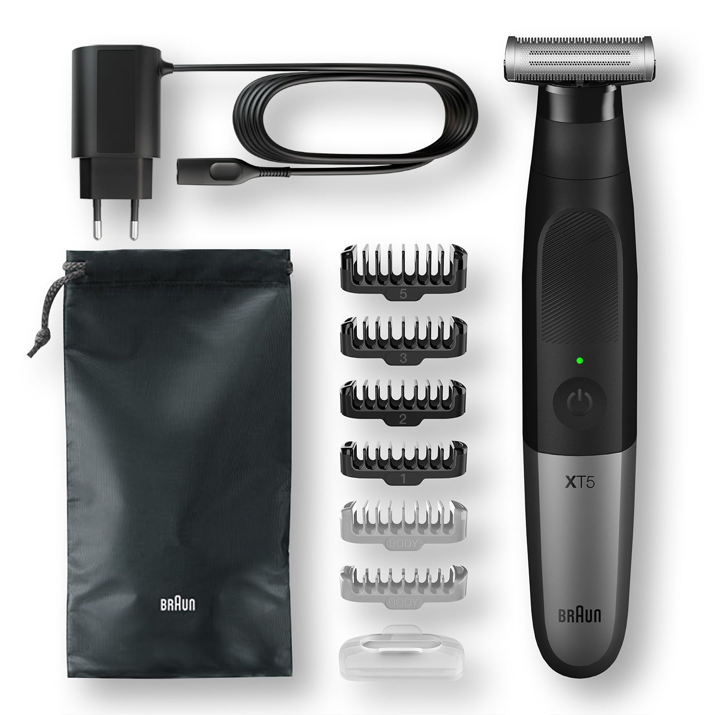 Braun Series X XT5200 - Hybride Trimmer - Zwart/Metallic