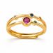 Cilla Jewels Dames ring Goudkleurig edelstaal Zirkonia
