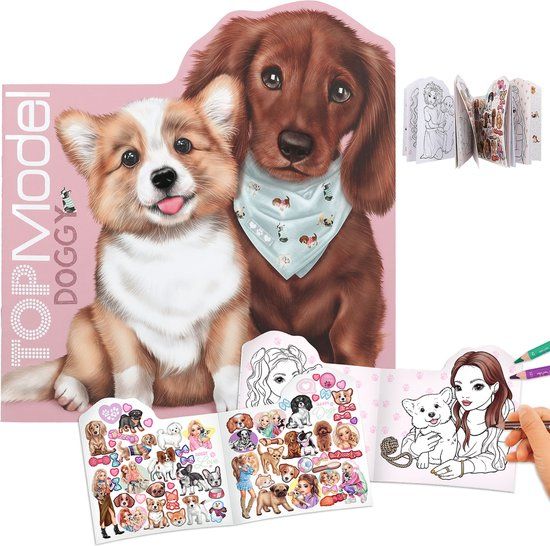 Depesche TOPModel Doggy Kleurboek - Kitty and Doggy