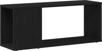 vidaXL TV-meubelset Zwart Eiken Bewerkt Hout 80 x 24 x 32 cm