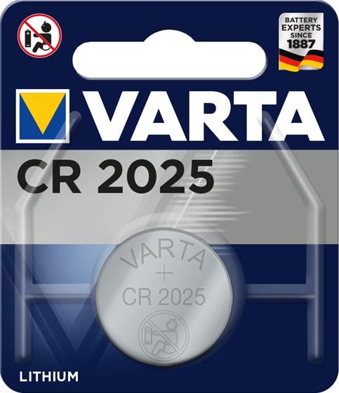 varta CR 2025 Primary Lithium Button