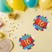 Bellatio Decorations Bierviltjes 16 jaar - 50x stuks - multicolor
