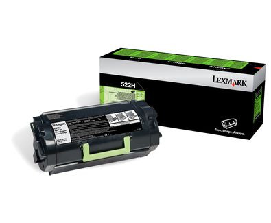 Lexmark 522H - Toner Cartridge - Black - 25000 Pages - Compatible with MS812de, MS812dn, MS810de, MS811dn, MS810dn, MS812dtn, MS810n, MS811n