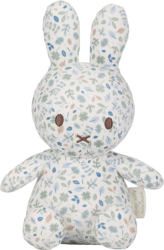 Nijntje x Little Dutch - All-Over Knuffel - 20 cm - Lucky Leaves
