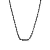 Armani Exchange Heren Ketting - Roestvrij staal - Staalgrijs