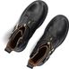 Wysh Chrissy Veterboots Meisjes - Zwart - Leer - Maat 34