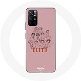 Maniacase Hoesje voor Xiaomi Redmi Note 11s 5G Elite Seizoen 5 Poster karakters Fanart Logo