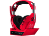 Logitech G Astro A50 X LIGHTSPEED casque de jeu sans fil + station de charge de batterie | Commutateur vidéo et audio PLAYSYNC, HDMI 2.1 4K 120 Hz, autonomie de 24 heures, 2,4 GHz et Bluetooth, pour PC, PS5, Xbox - Rouge