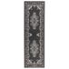 vidaXL - FLORNES - Geweven Tapijtloper - Grijs - Patroon - 67 x 250 cm - PP - 7 mm