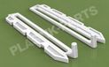 plastik-parts Kipraam 256 mm lang, 38 mm breed. Geschikt voor kelderramen, raamonderdelen, vervanging
