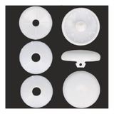 Prym Prym plastic wit (29 mm) dekknoppen - 1 Stuk