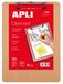 APLI 14684 - A4 houten klembord, Bruin