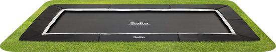 Salta Royal Baseground Inground Trampoline - 396 x 244 cm - Black