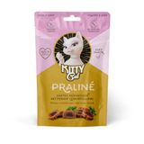 KITTY Cat Praliné kip & lever, 50 g, zachte lekkernijen voor katten, graanvrije snack met hoog vleesgehalte en taurine