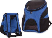 Przyjaciele Verk 19050 Rugzak voor katten - Draagtas - Reistas - Transport - Blauw
