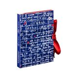 Clairefontaine 116322C - Correspondentieset met 10 Dubbele Kaarten van 8,25 x 12,8 cm met Illustratie Le Mur des Je t'aime Montmartre en 8 Pollen Enveloppen van 9 x 14 cm in Koraalrood - 15,5 x 10 cm