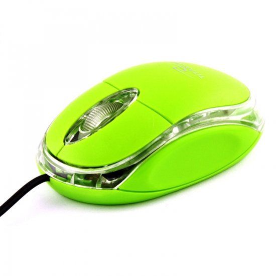 Esperanza Titanum 3D Raptor TM102G Optische Muis Groen Transparant