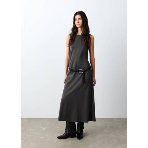 MANGO TEEN maxi jurk antraciet