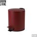 Urban Living Stadsleven Afvalemmer 5L met Pedaal en Soft-Close - Donkerrood