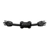 TECNOMAR Bungee Momentum zwemvliezen, accessoires, volwassenen, uniseks, zwart (zwart), M (41/44)