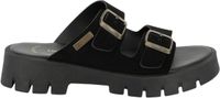 Les tropeziennes par M. Belarbi Tiamo leren sandalen met hakken - Zwart - Maat 39