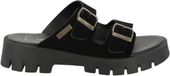 Les tropeziennes par M. Belarbi Tiamo leren sandalen met hakken - Zwart - Maat 39