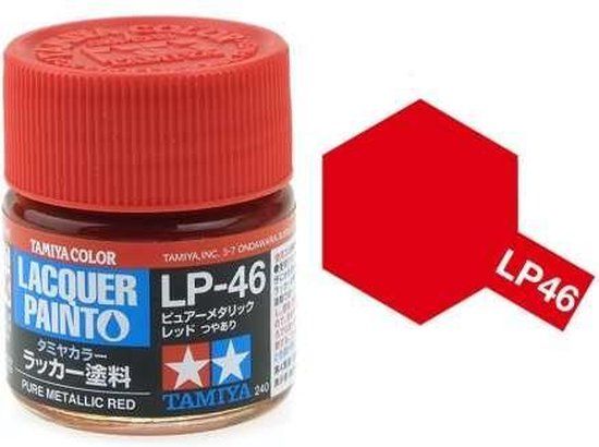 Tamiya LP-46 Pure Metallic Red - Gloss - Lacquer Paint - 10ml