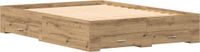 vidaXL Bedframe Artisan Eiken 140 x 200 cm