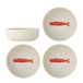 Bloomingville Hadden Lot de 4 bols en grès Diamètre 14,5 cm
