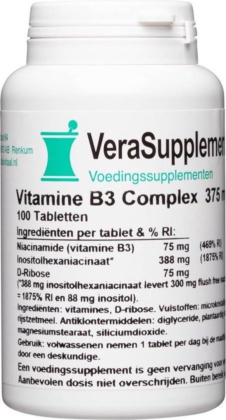 VeraSupplements BIOVITAAL Vitamine B3 Complex 375 mg Tabletten