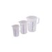 De Buyer Kunststof gegradueerde kruikpot – Hoogte: 21,5 cm, transparant, 3 L
