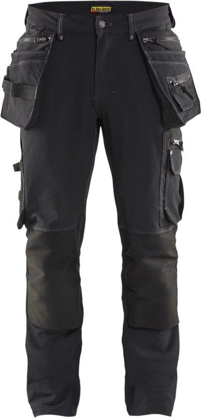 Blåkläder Werkbroek met 4-weg stretch X1900 1998-1644 - Zwart - Maat 84