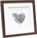 Deknudt Frames fotolijst S65KQ1 - bruin met passe-partout - foto 13x13