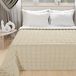 PETTI Artigiani Italiani - Quilt voor eenpersoonsbed, tweezijdig dekbed, lentedeken, duifwit, 100% Made in Italy
