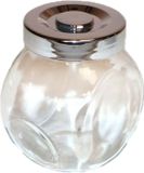 Concorde Kruidenpotje - transparant - glas - schroefdeksel - 150 ml