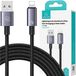USAMS Câble USB vers Lightning 2,4A 2m Charge rapide couleur acier SJ669USB01 (US-SJ669)