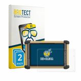 BROTECT - Screenprotector voor DT Research DT381RP - Folie Beschermfolie transparant 2 Stuks