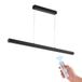 VEVOR Suspension linéaire à intensité variable, 20 W, luminaire linéaire LED avec abat-jour en acrylique télécommandé, température de couleur réglable 3000 K-6000 K, luminosité pour salle à manger