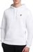 Lyle & Scott Heren Pullover Hoodie - Wit - Maat M
